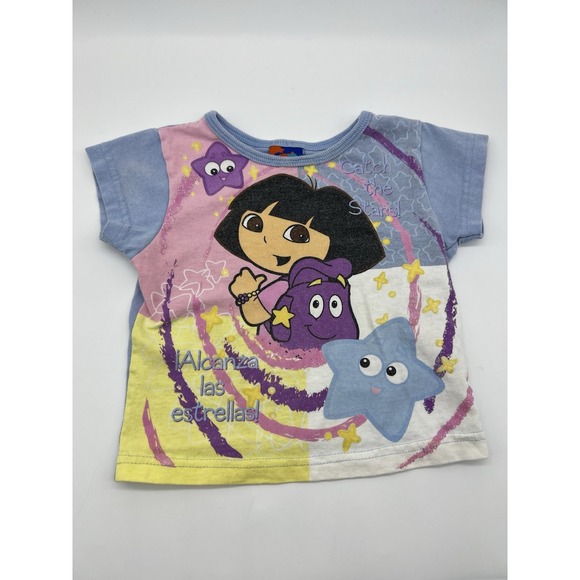 Vintage Dora The Explorer Catch The Stars - Year 2004 - Size 4T - Y2K - Picture 1 of 6